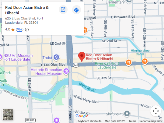 Location, 625 E Las Olas Blvd, Fort Lauderdale, FL 33301