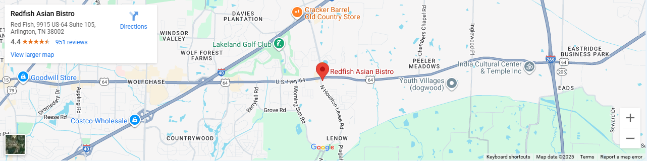 Location Red Fish, 9915 US-64 Suite 105, Arlington, TN 38002