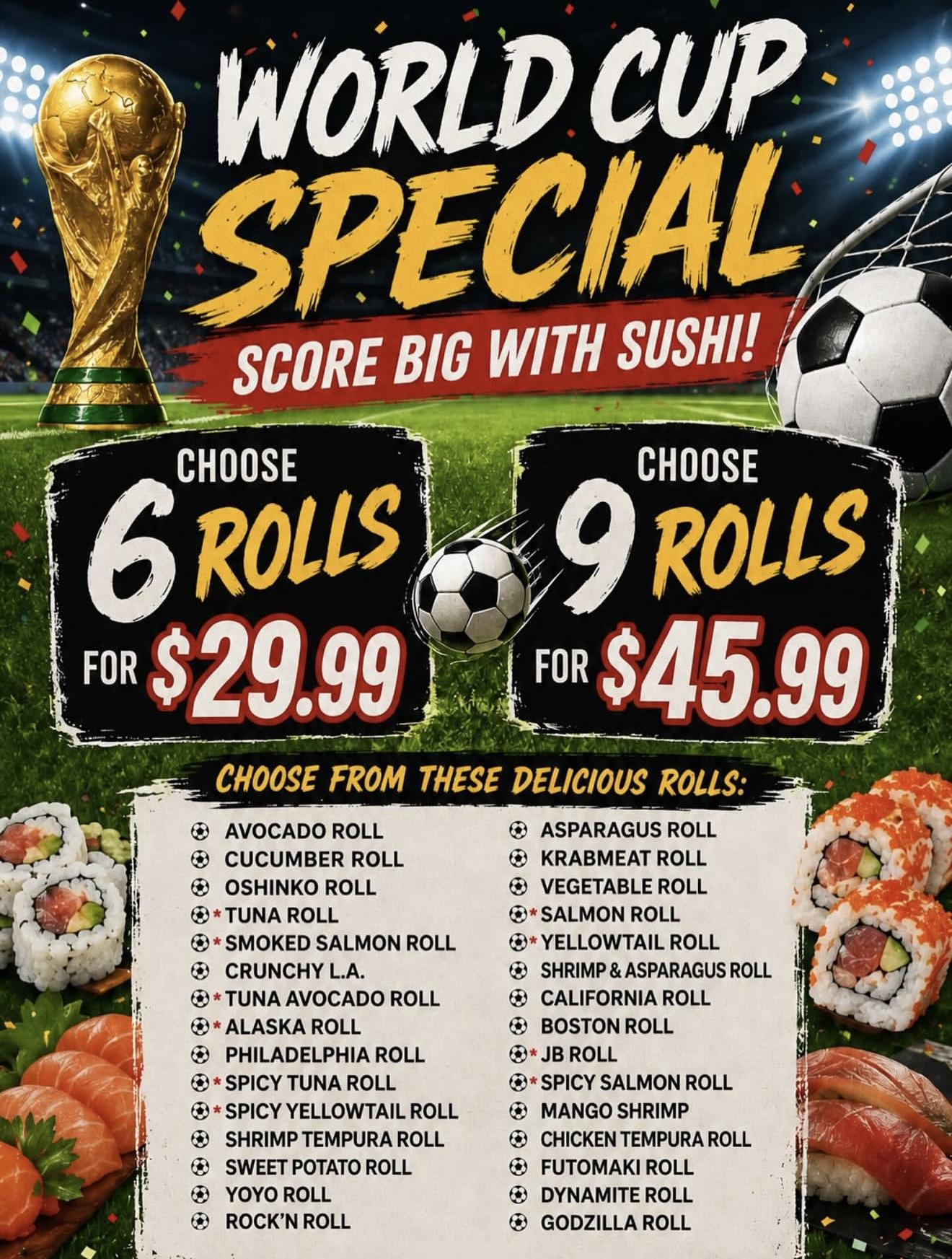 Restaurant Promotion Notice
