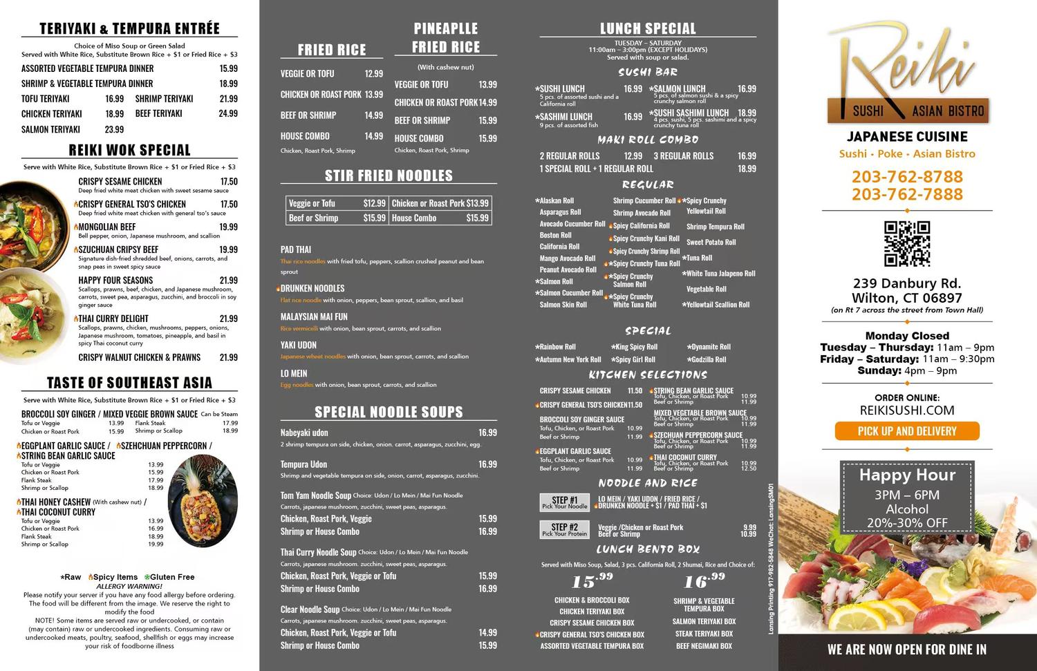 Restaurant menu 2