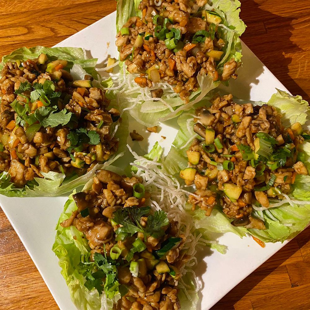 Chicken Lettuce Wraps at Rice Bistro, Asian Restaurant in Port Orange