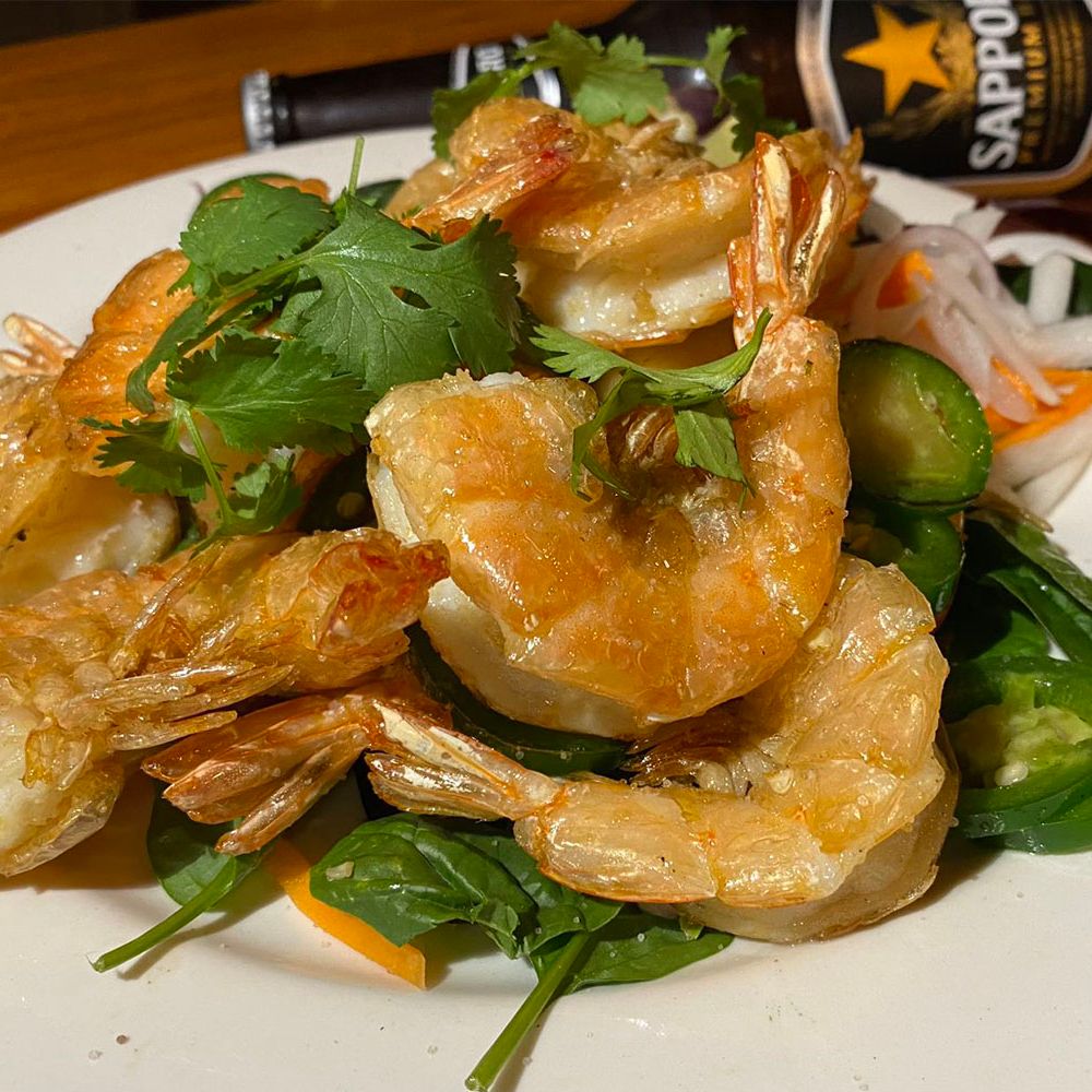 Pan-seared Garlic Shrimp at Rice Bistro, Asian Restaurant in Port Orange