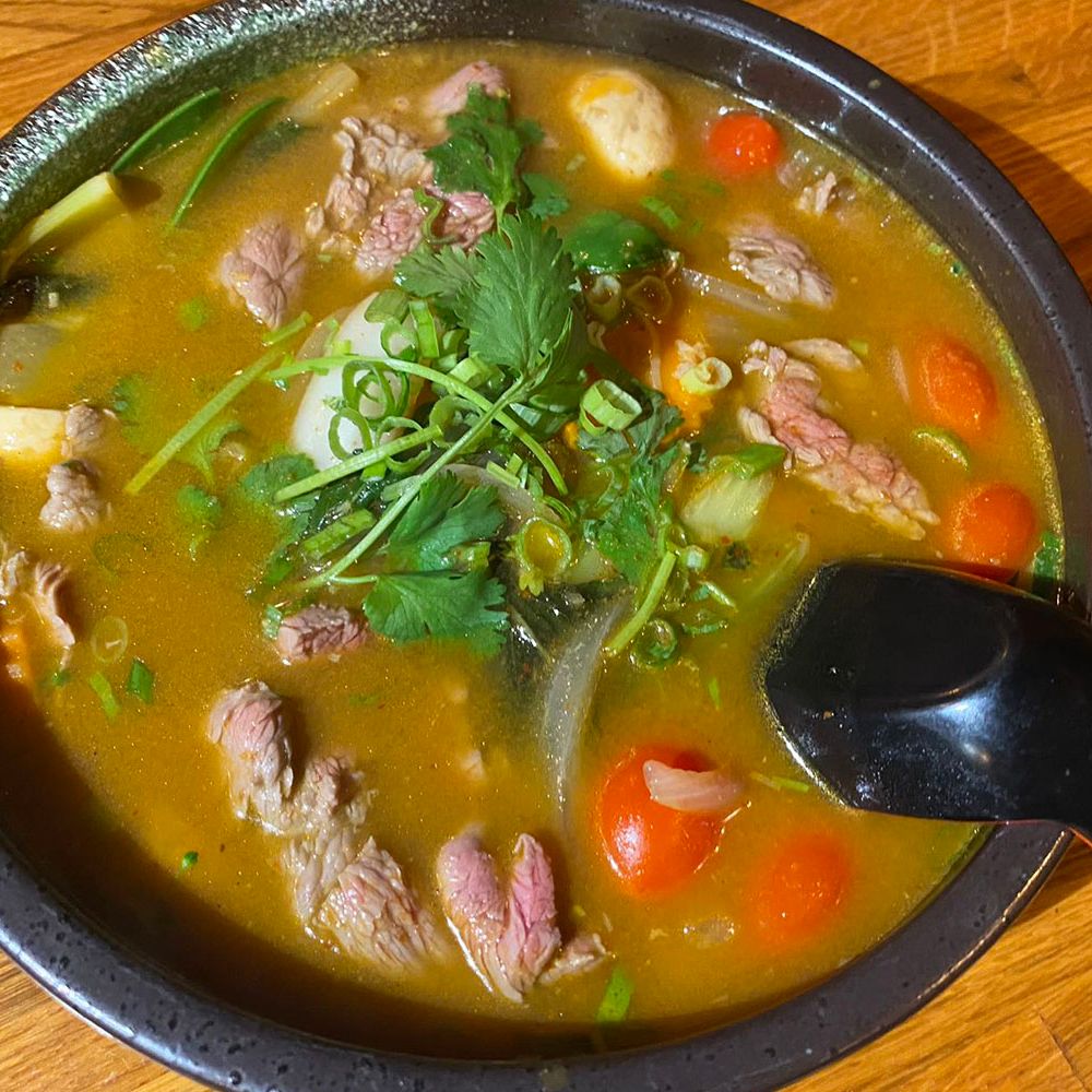 Spicy Beef Soup at Rice Bistro, Asian Restaurant in Port Orange