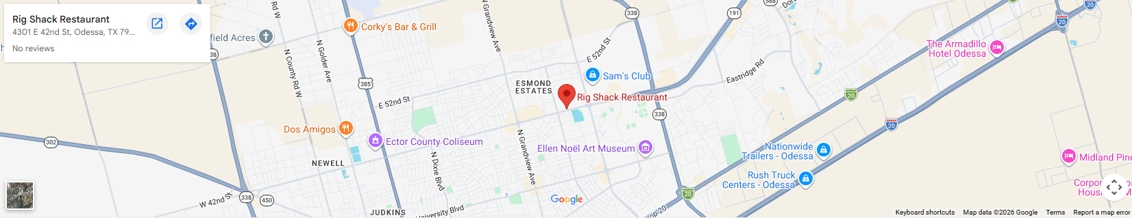 Location 4301 E 42nd St, Odessa, TX 79762