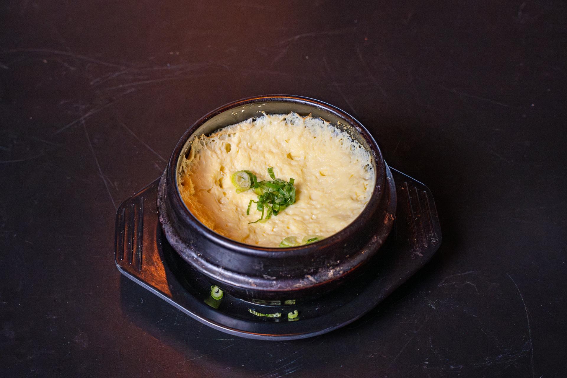 Steamed Egg from Rockstar Korean Bbq Chicken, a Korean Style Barbecue Restaurant in Valley Stream
