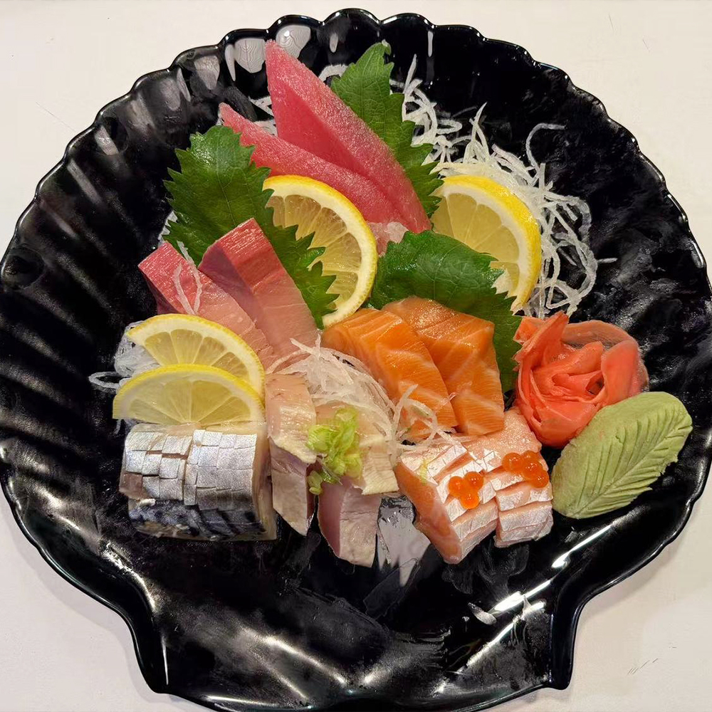 Fresh sashimi platter at Rolla Cabin, a Japanese restaurant in Hayward.
