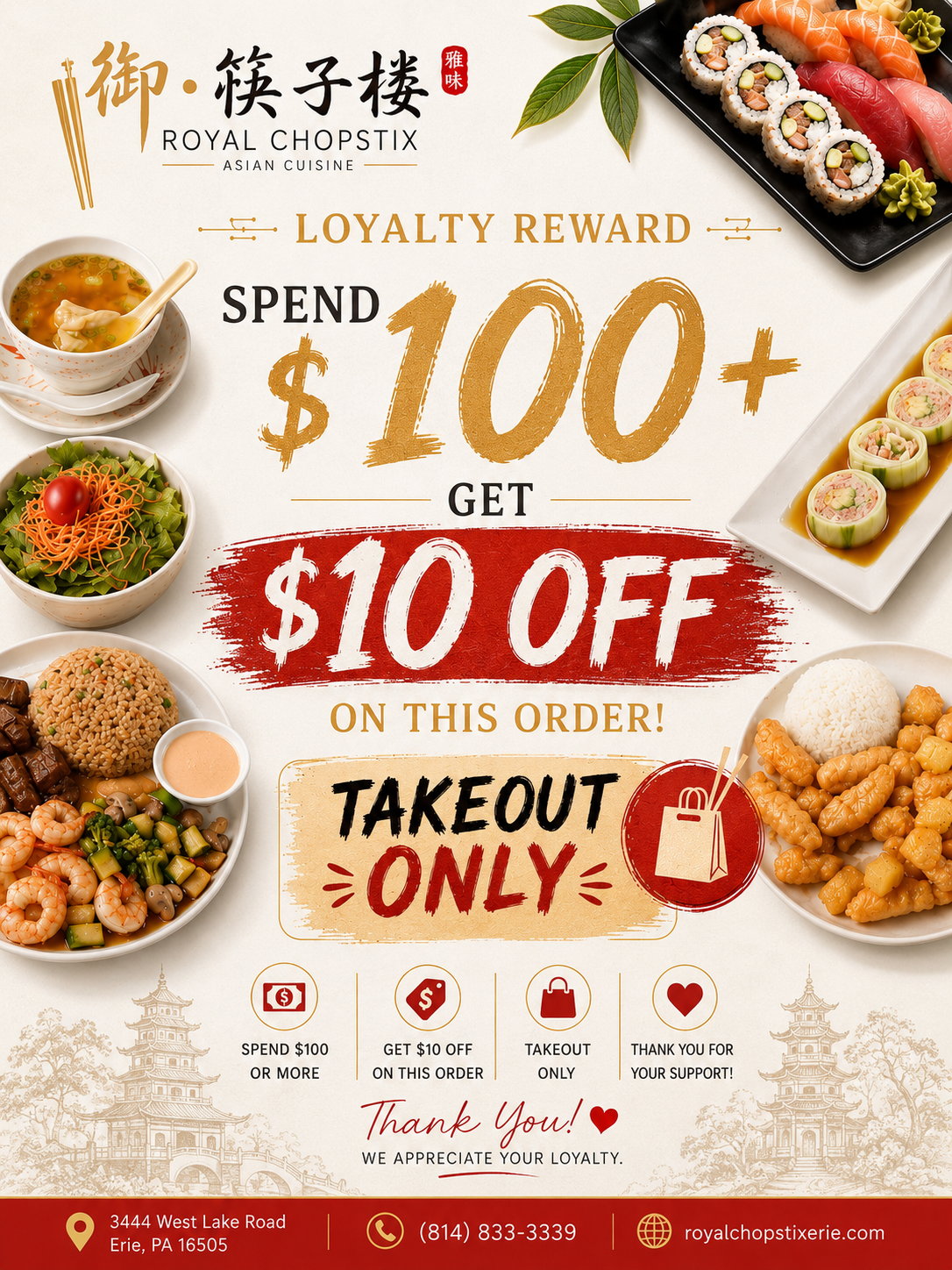 Restaurant Promotion Notice