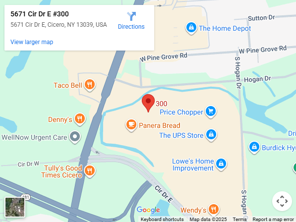 Location, 5671 Cir Dr E #300, Cicero, NY 13039