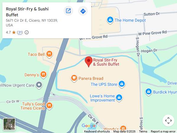 Location, 5671 Cir Dr E, Cicero, NY 13039, United States