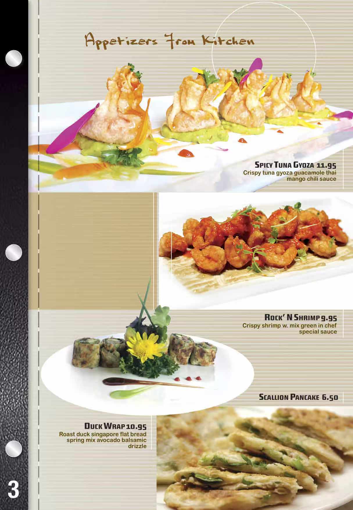 Restaurant menu 4, detailed description provided below