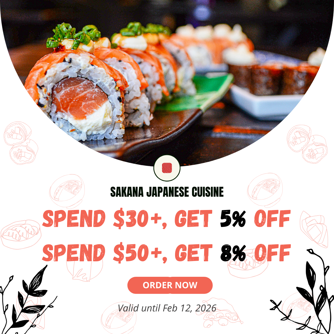 Sakana Japanese Cuisine promotion