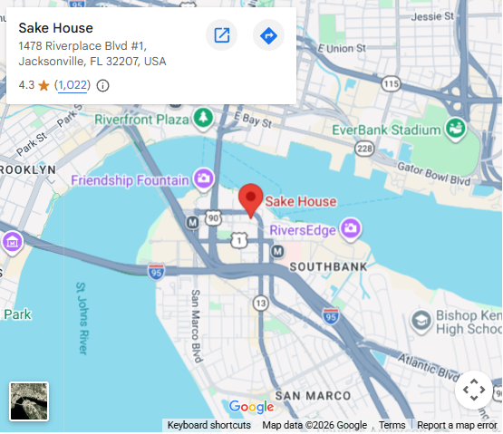 Location, 1478 Riverplace Blvd #1, Jacksonville, FL 32207