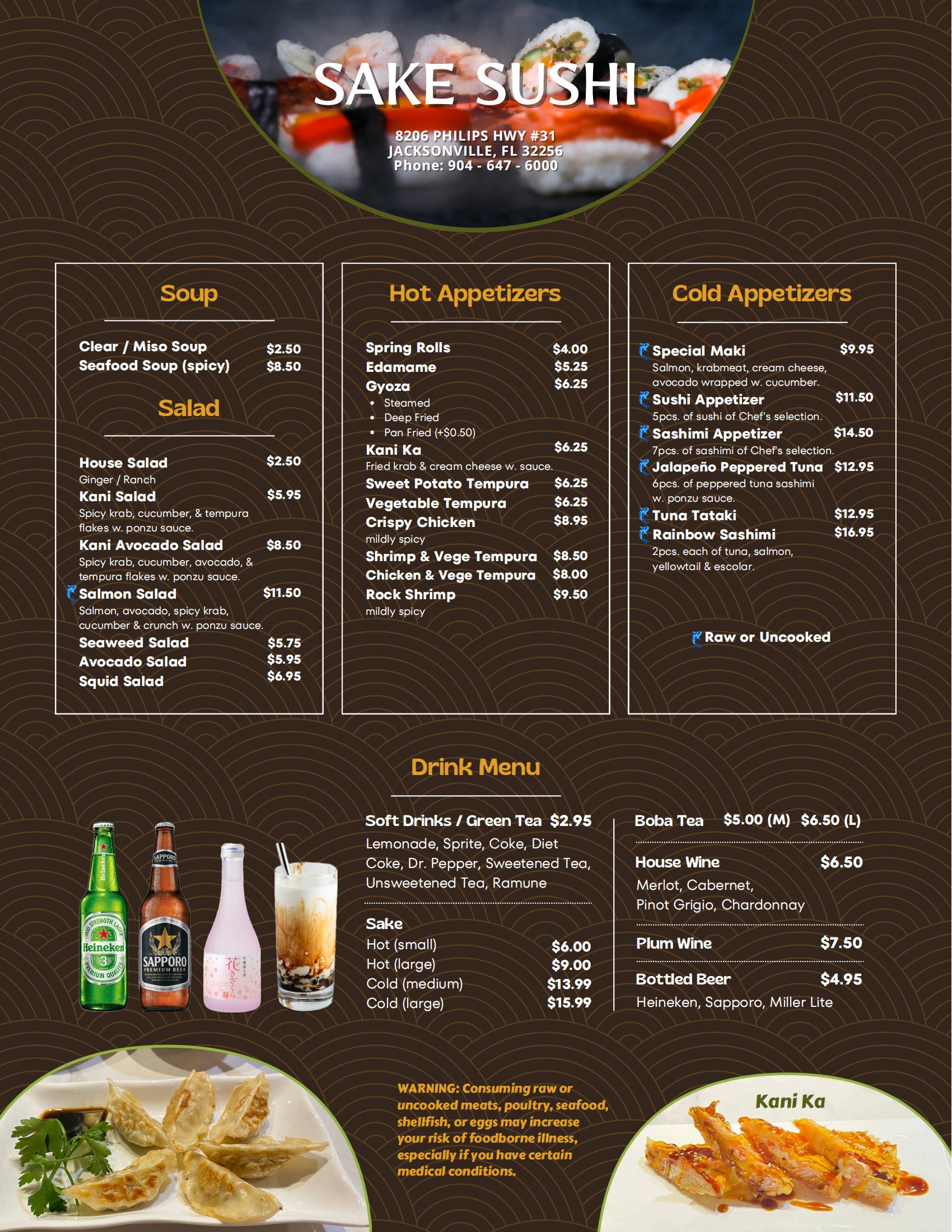 Sake Sushi Meun Page 6 Sake Sushi Meun Page 6