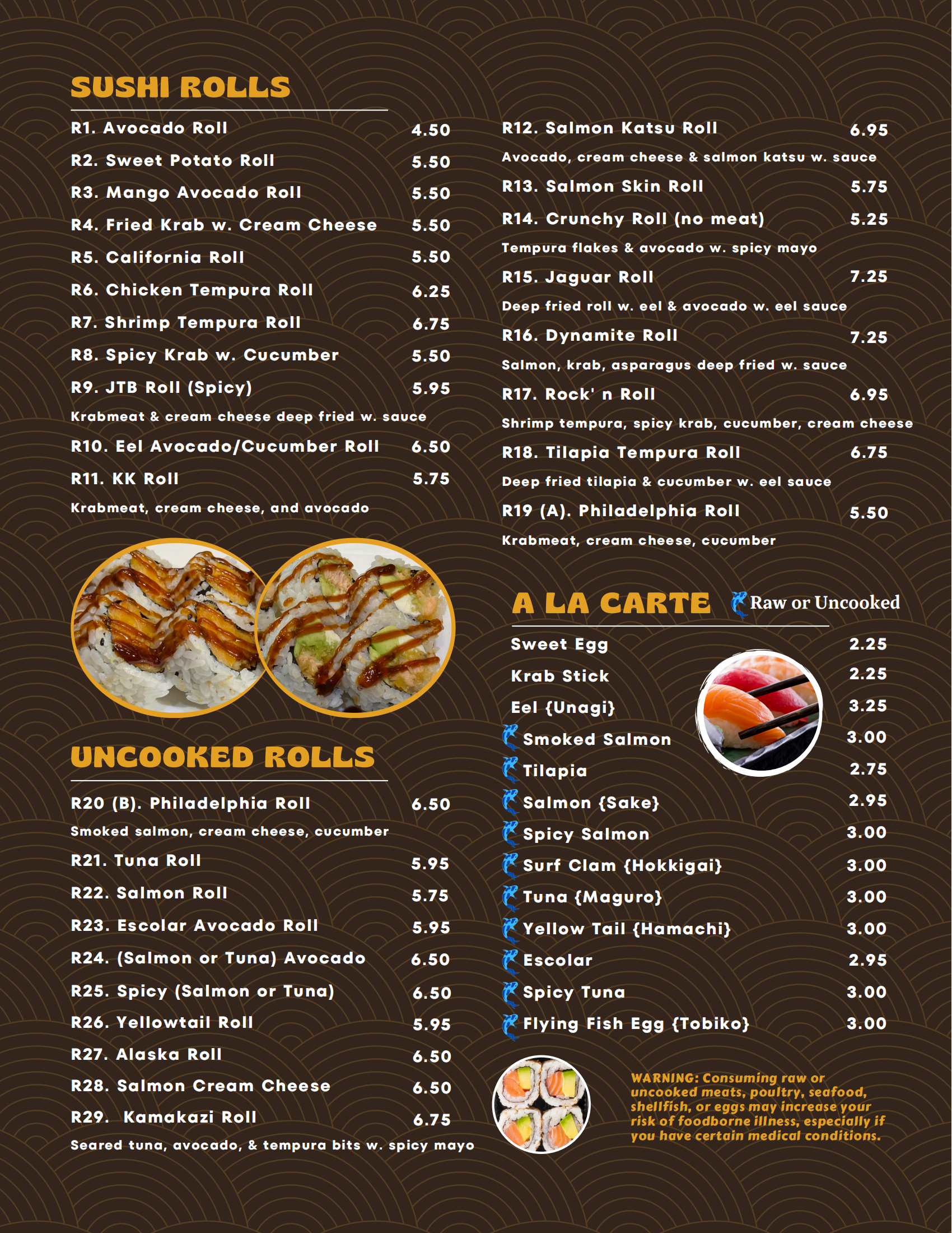 Sake Sushi Meun Page 4 Sake Sushi Meun Page 4