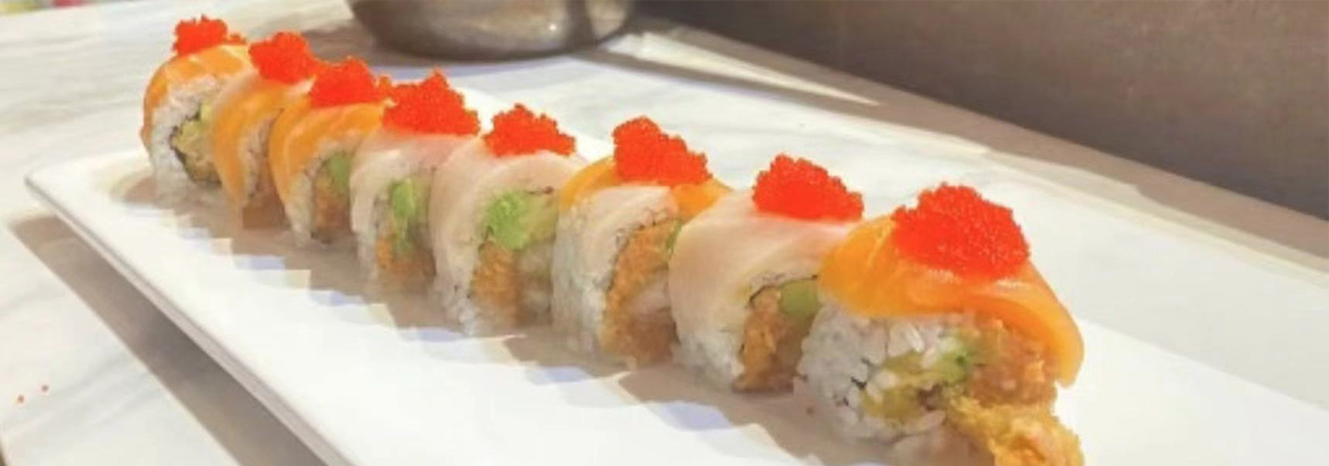 Fat Boy roll from Sake Sushi, a Japanese restaurant in Jacksonville