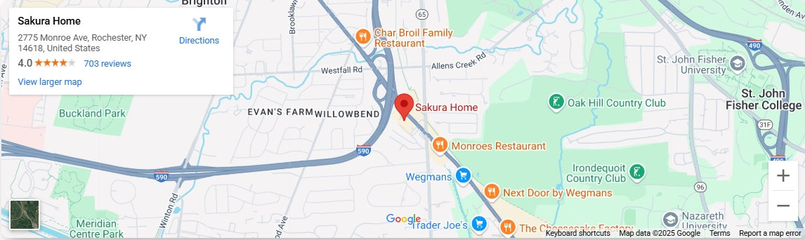Location, 2775 Monroe Avenue, Rochester, NY 14618
