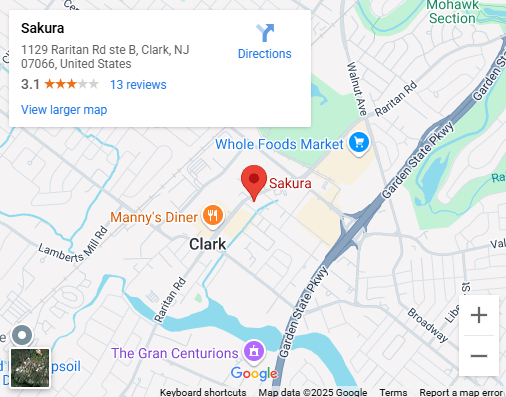 Location, 1129 Raritan Rd ste B, Clark, NJ 07066, United States,
