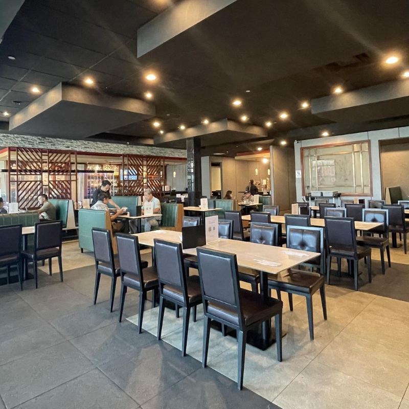 Spacious indoor hall with multiple dining table sets at Sakura Sushi & Hibachi, a Japanese Restaurant in Kapolei