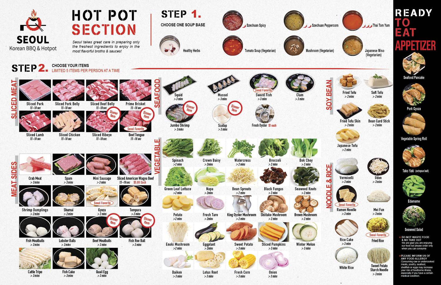 Seoul-Korean-BBQ & Hotpot-Korean-Restaurant-Restaurant-menu-2 -Mason