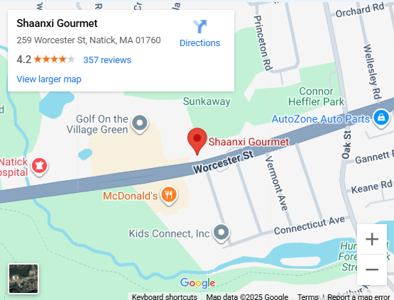 Location, 259 Worcester St, Natick, MA 01760