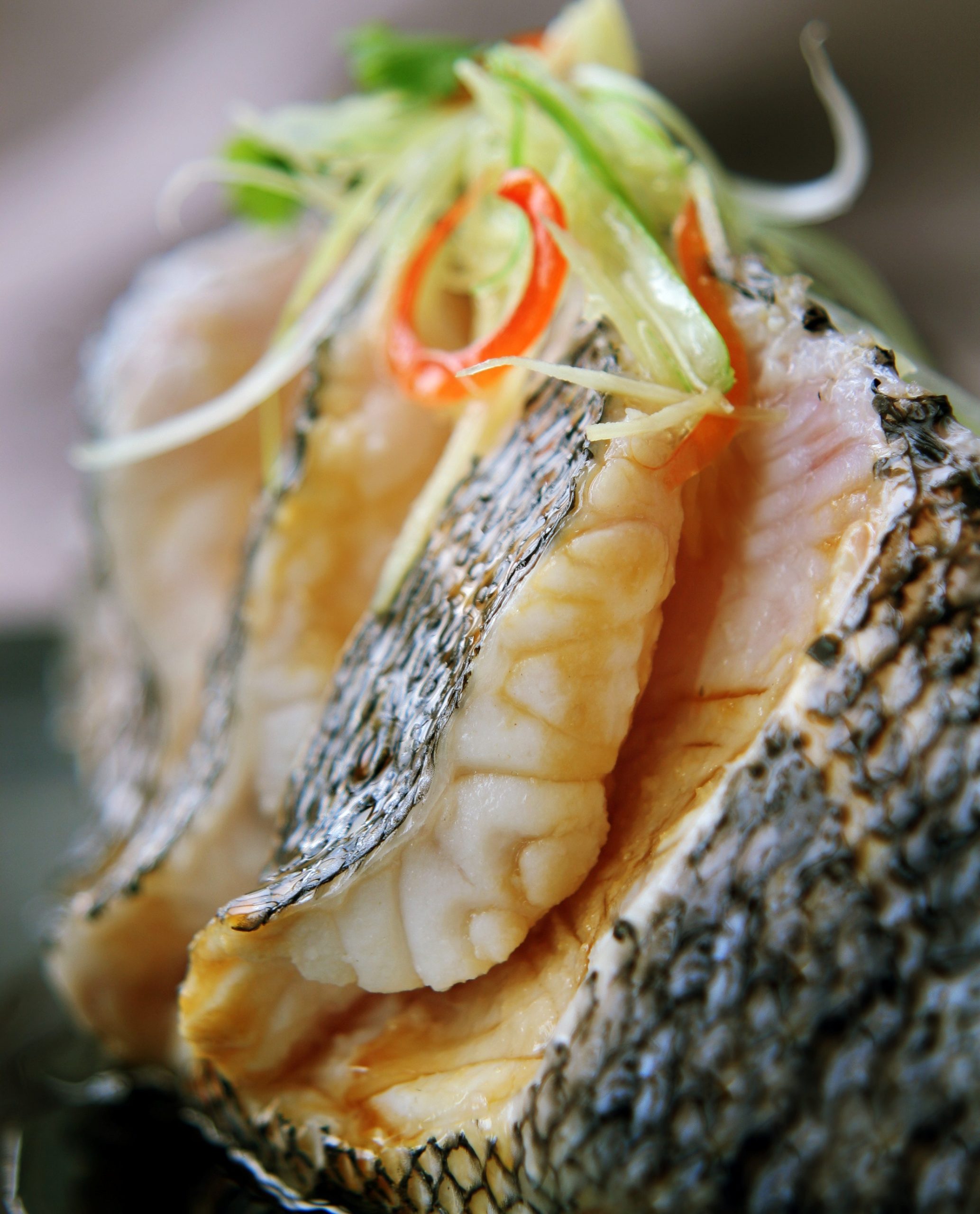 Poached Bass Cantonese Style from Shun Lee Palace, a Chinese Restaurant in New York