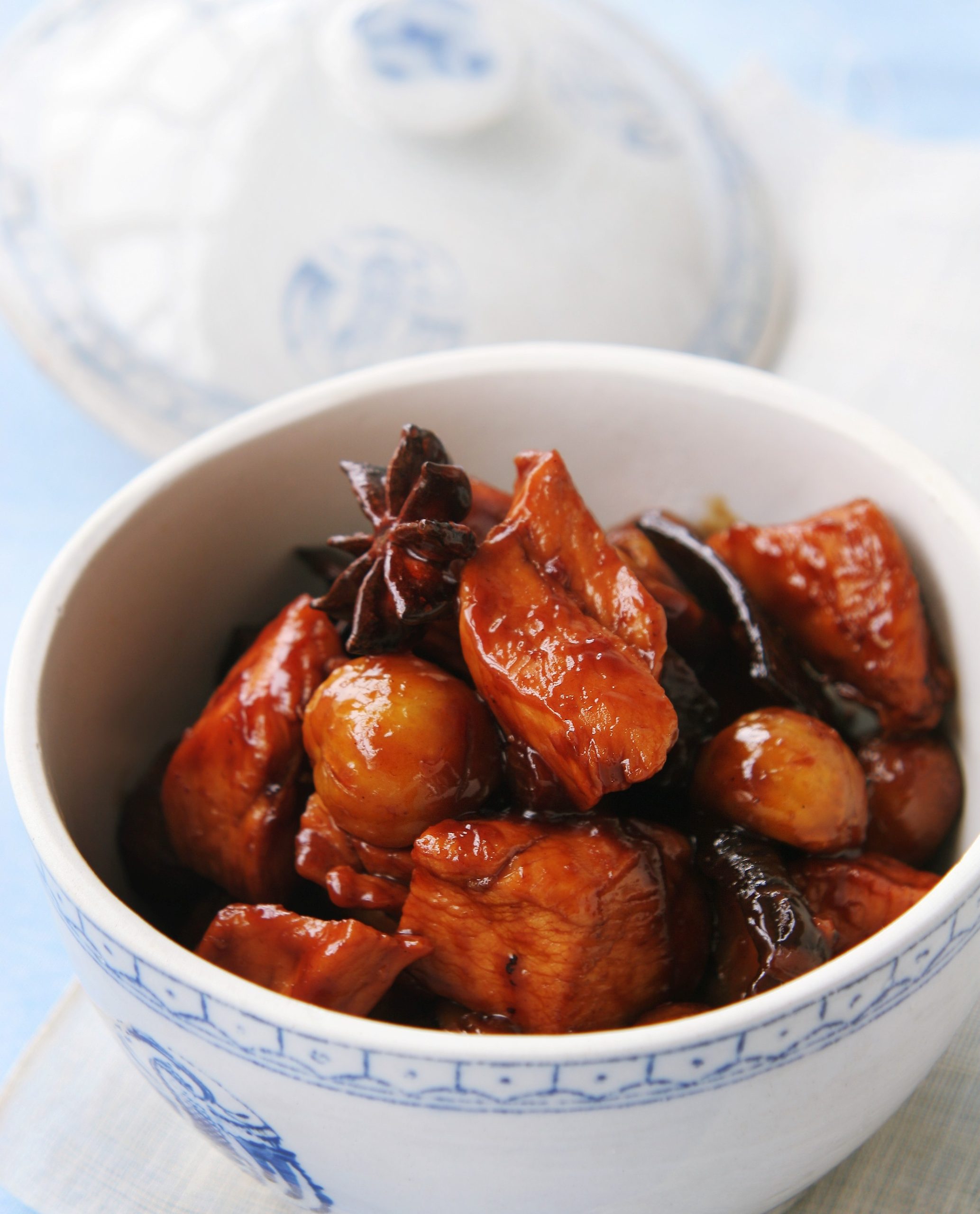 Red Cooked Chicken With Chestnuts from Shun Lee Palace, a Chinese Restaurant in New York