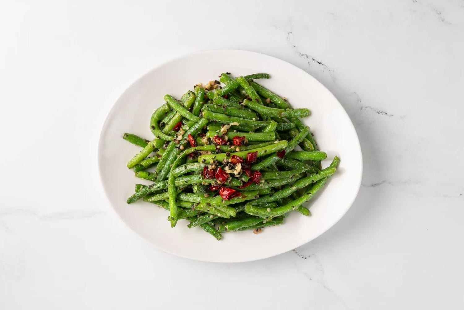 Dried Cooked String Bean at Sichuan City, a Chinese Restaurant in Happy Valley