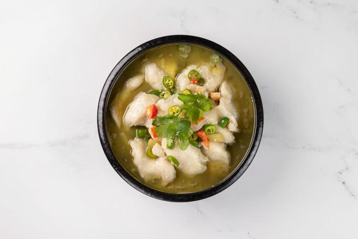 Peppercorn Fish Fillet Soup at Sichuan City, a Chinese Restaurant in Happy Valley