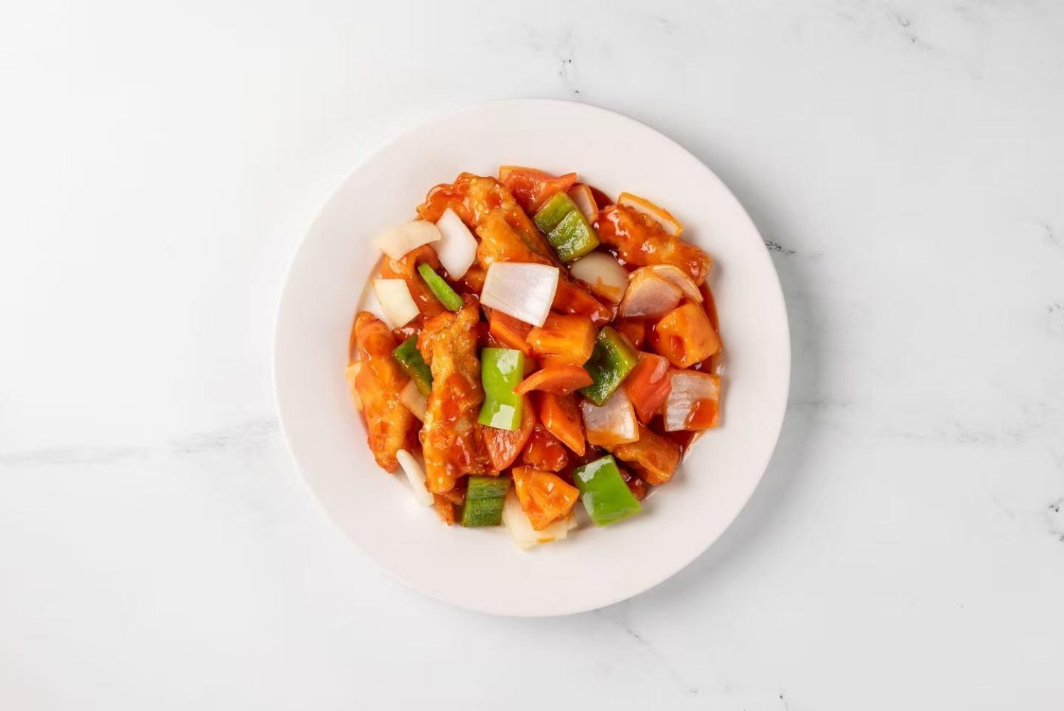 Sweet & Sour Chicken at Sichuan City, a Chinese Restaurant in Happy Valley