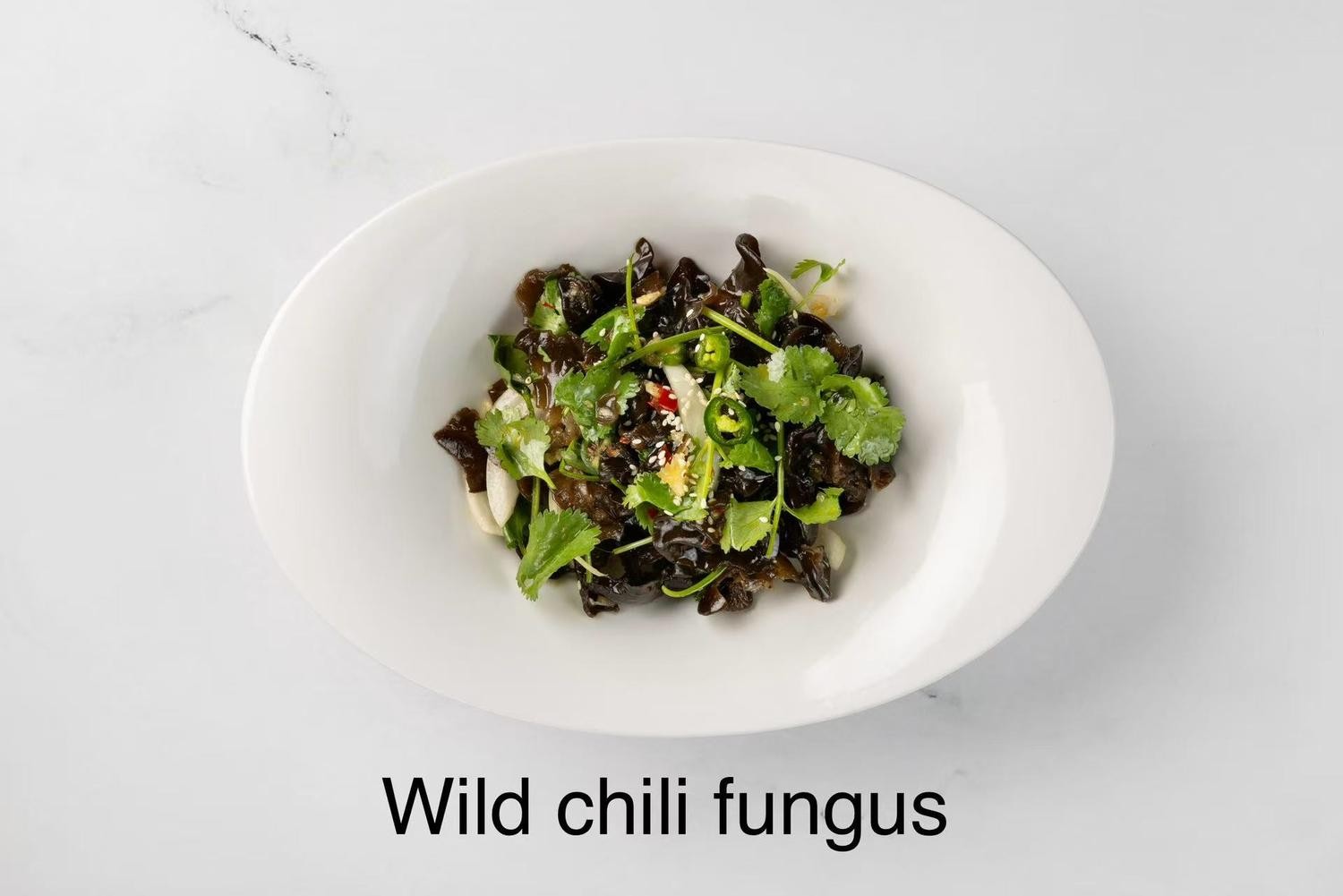 Wild Chili Fungus at Sichuan City, a Chinese Restaurant in Happy Valley