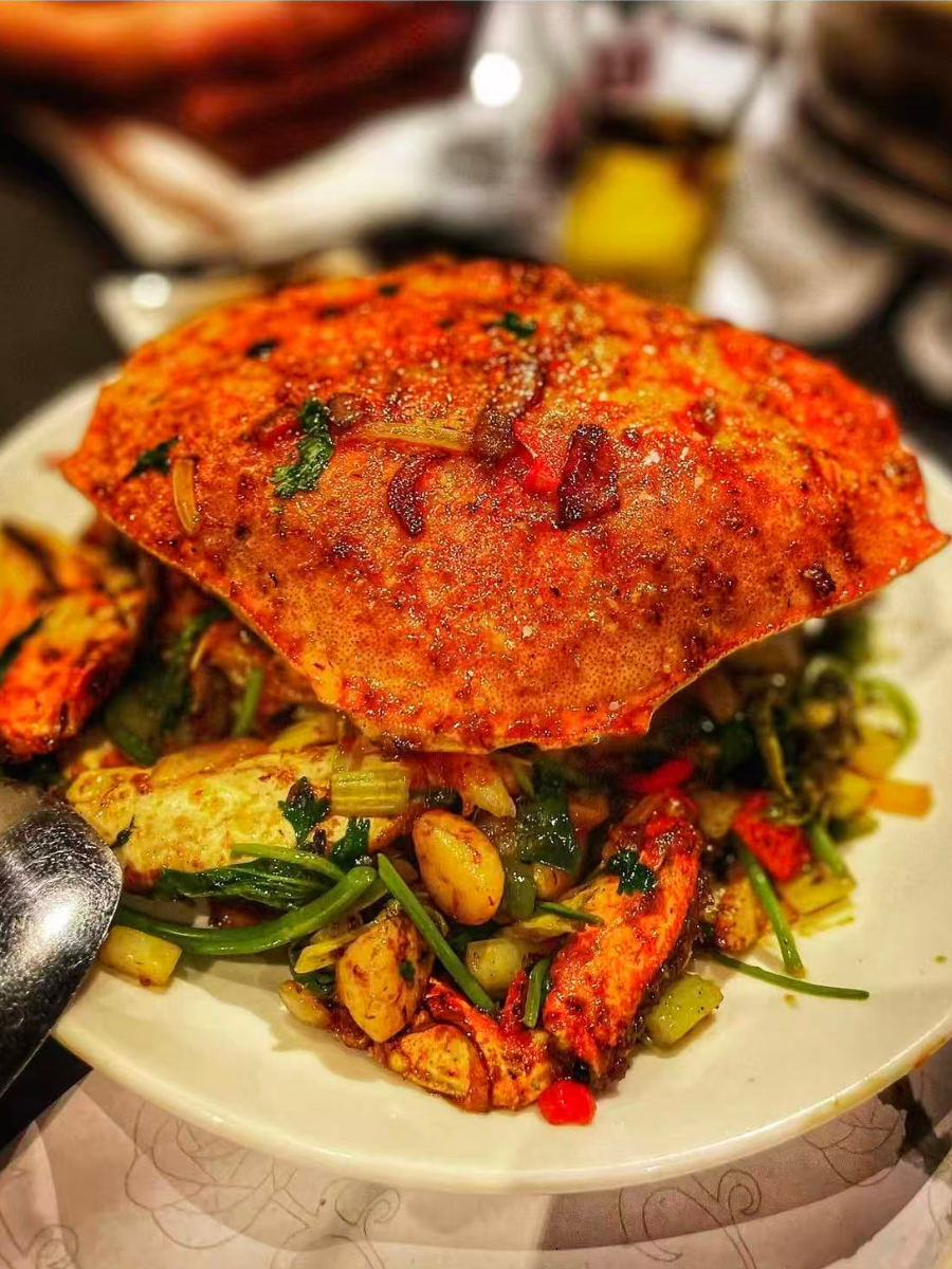 House Special Crab at SL Kitchen，a Thai Restaurant in San Leandro