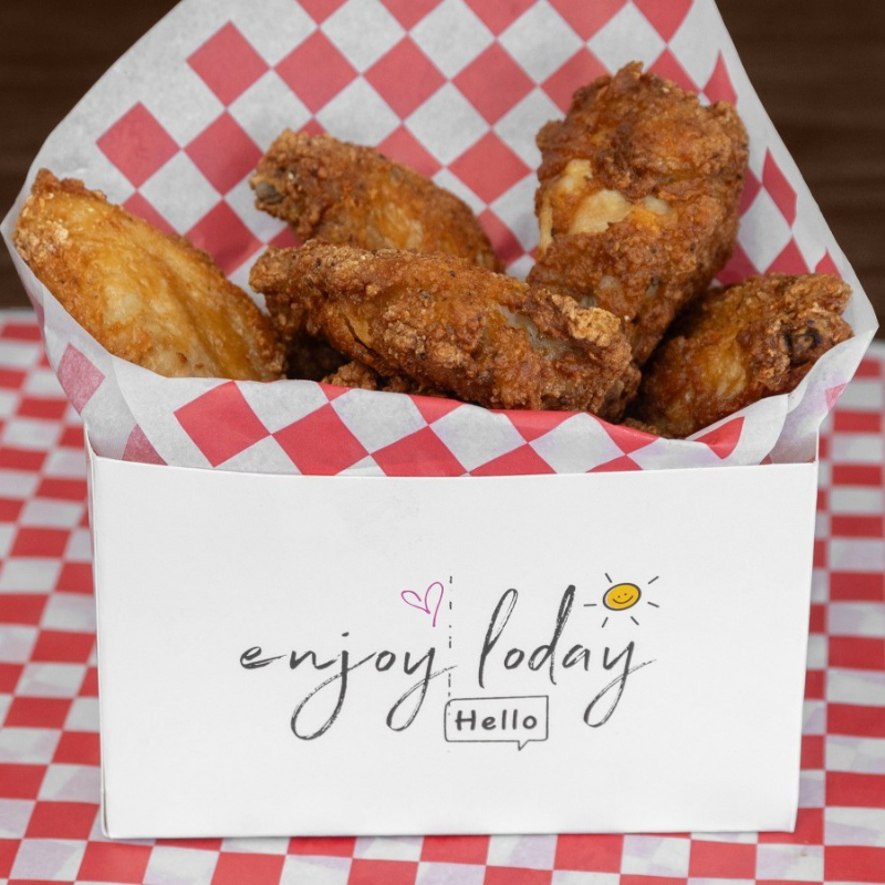 Fried chicken wing at Smash Shack Burger Fast Food Restaurant in Nashua