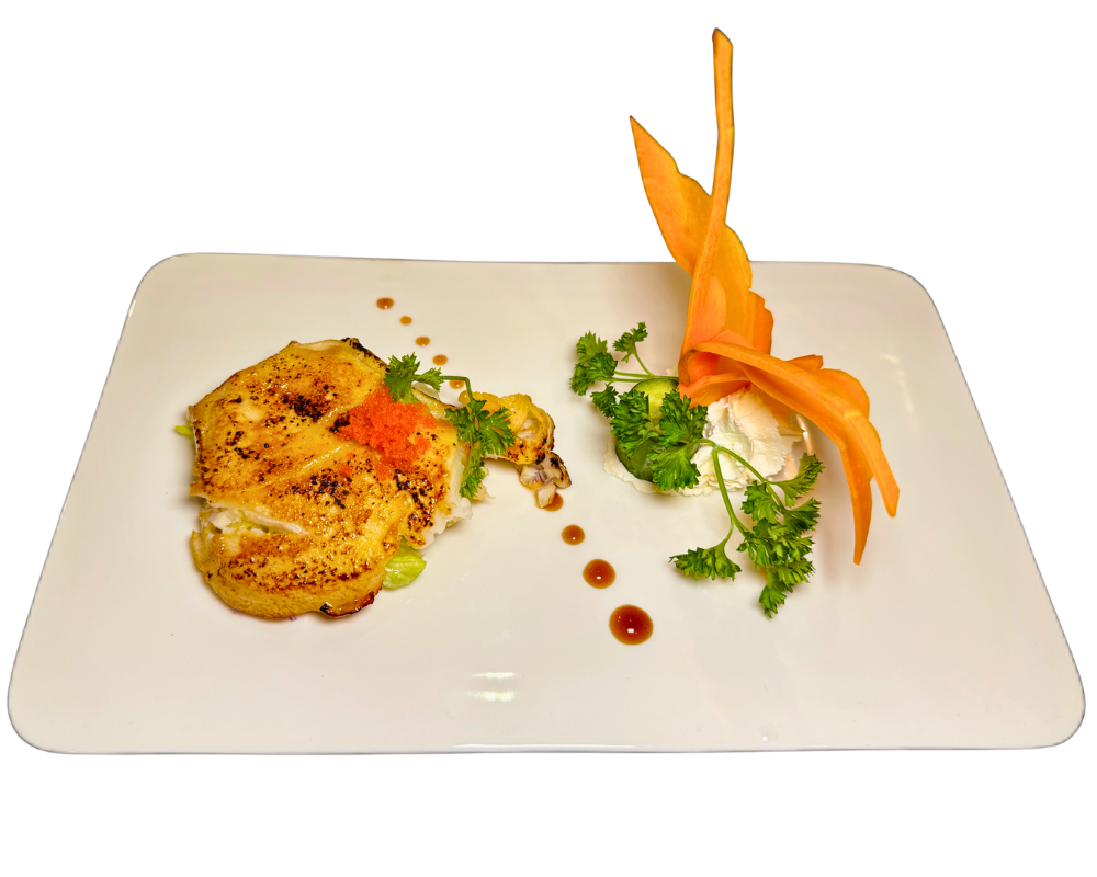 Flaky sea cod with miso glaze and citrus at SOHO Asian Fusion, a Asian Fusion Restaurant in Austin.