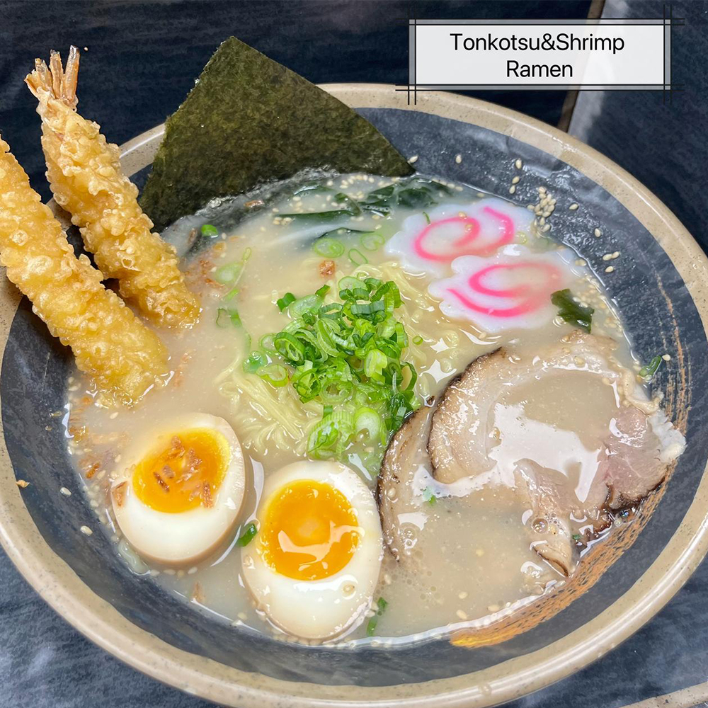 Tonkotsu Shrimp Ramen at Sooshibay Bar & Restaurant, Japanese Restaurant in Milwaukee