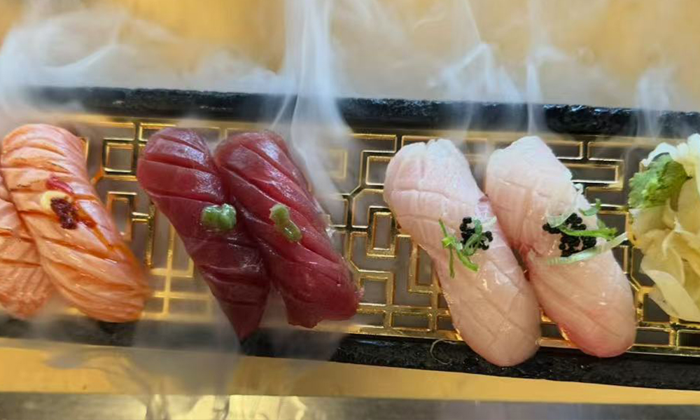 Sashimi at Sora Sushi, a Japanese Restaurant in Hermosa Beach