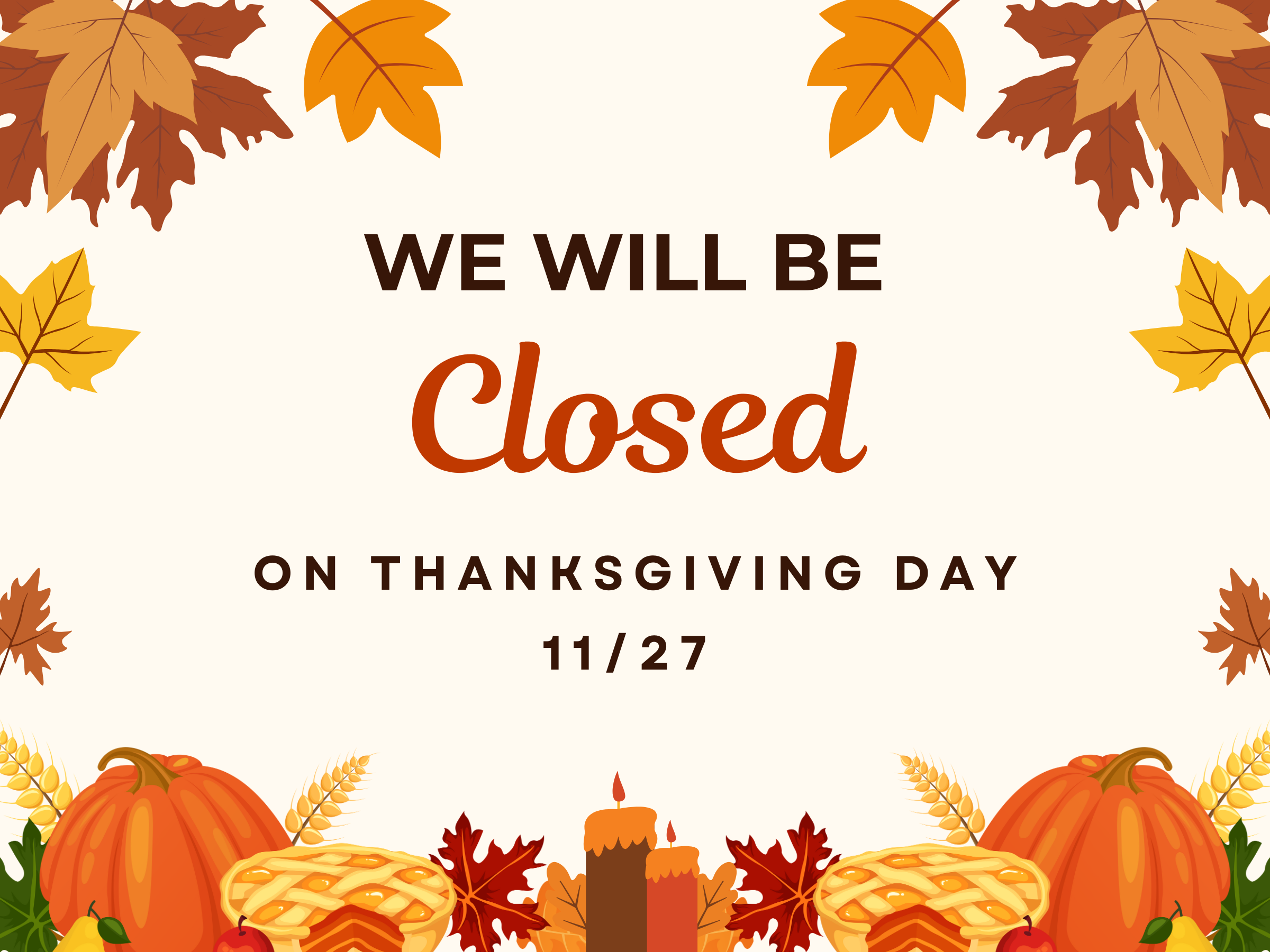 Notice of Special Operating Hours