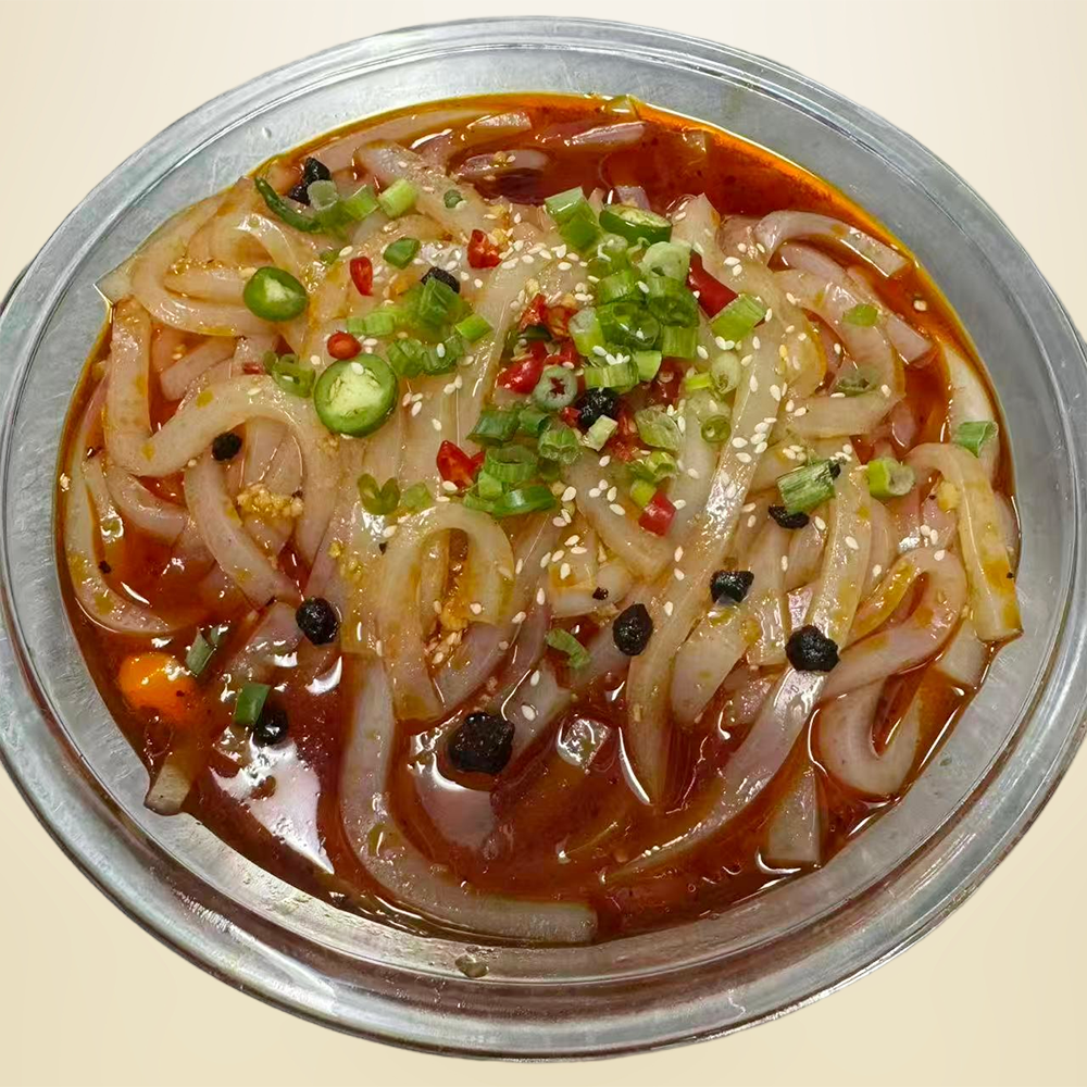 Sozeal-Asian-Cuisine-Asian-Restaurant-Spicy-Glass-Noodles-Gilbert Spicy Glass Noodles served at Sozeal Asian Cuisine Asian Restaurant in Gilbert