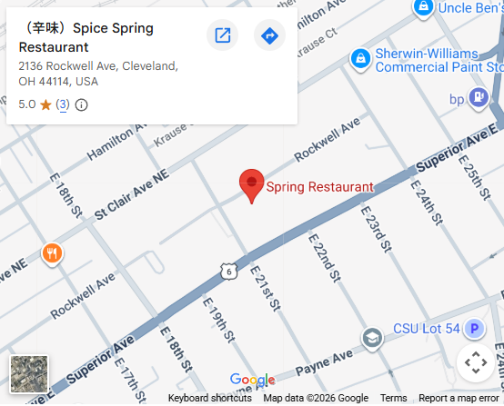 Location, 2136 Rockwell Ave, Cleveland, OH 44114