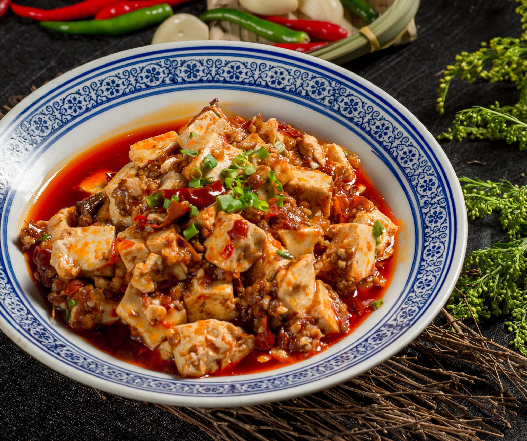 Mapo Tofu Spicy chili and tofu stir fry at Spicy Hunan 湘菜小厨, a Chinese restaurant in Houston