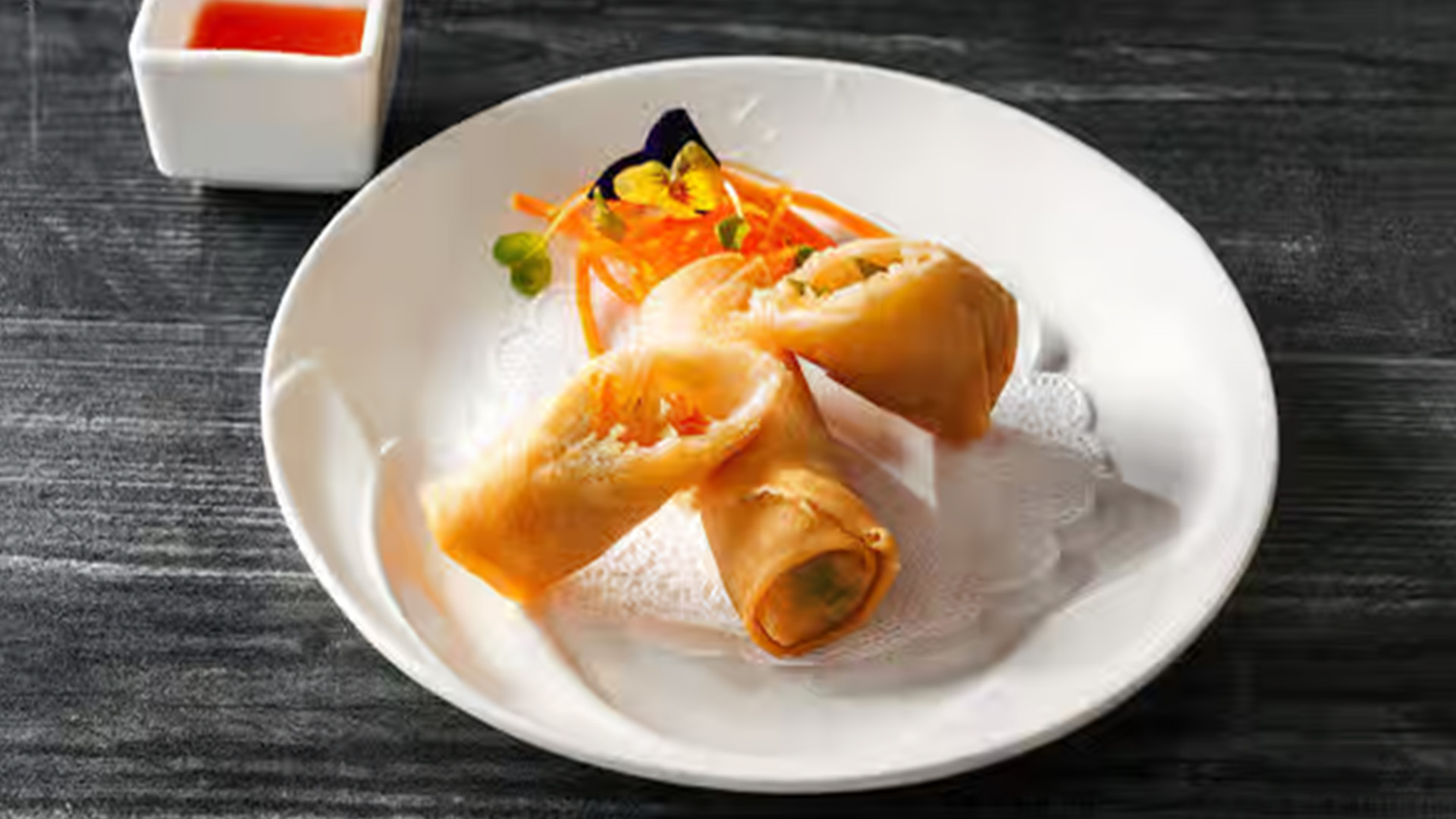 Crispy spring rolls with veggies at STAR KTV, a Asian Fusion Restaurant in Midwest City
