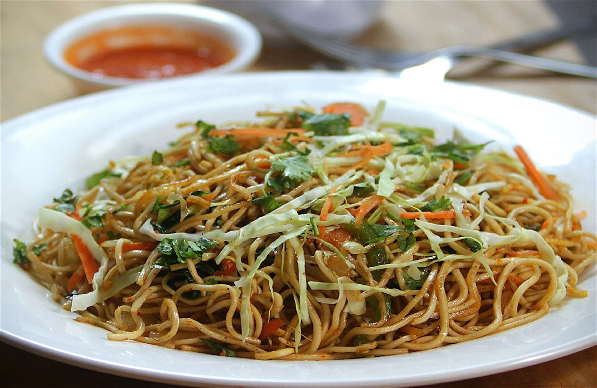 Vegetable Chow Mein at Stayton Hongkong Cafe, Chinese Restaurant in Stayton