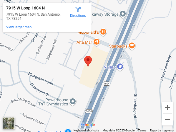 Location, 7915 W Loop 1604 N, San Antonio, TX 78254 Location, 7915 W Loop 1604 N, San Antonio, TX 78254