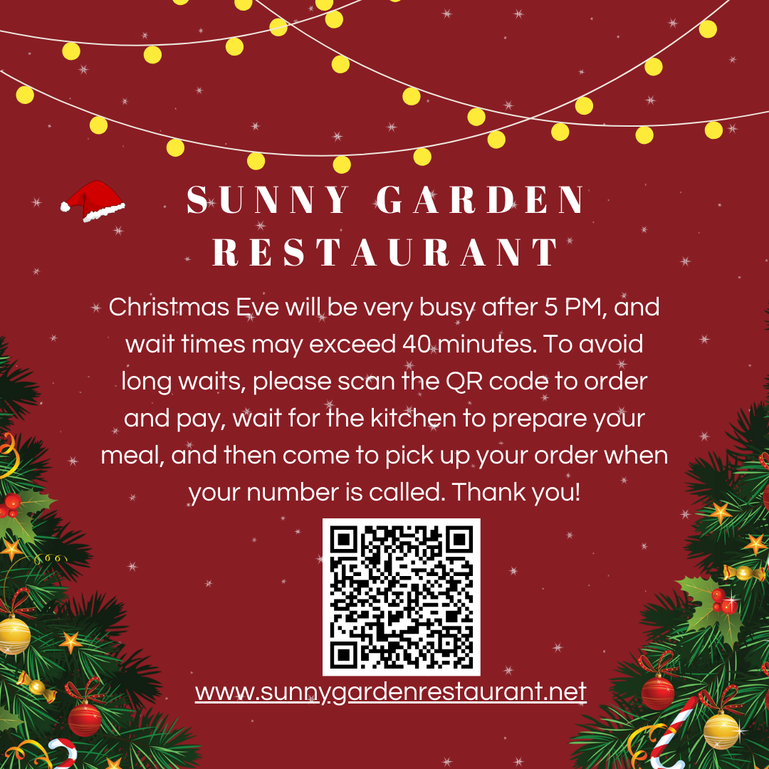 sunny garden pick up notice