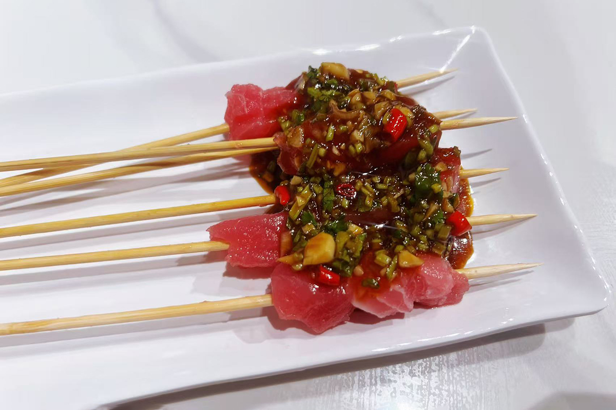 Cold Tuna at Super Crawfish，a Chinese Restaurant in Glendale