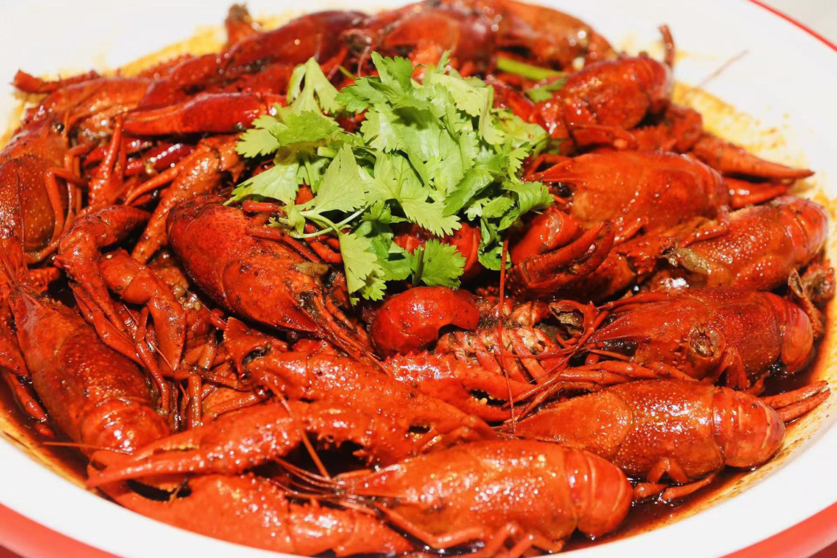Thirteen Spices Crayfish at Super Crawfish，a Chinese Restaurant in Glendale