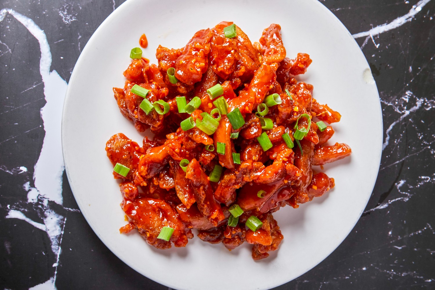 sweet and pungent chicken at Super Wok Chinese Restaurant in Tarzana