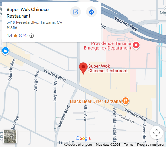 Location, 5418 Reseda Blvd, Tarzana, CA 91356