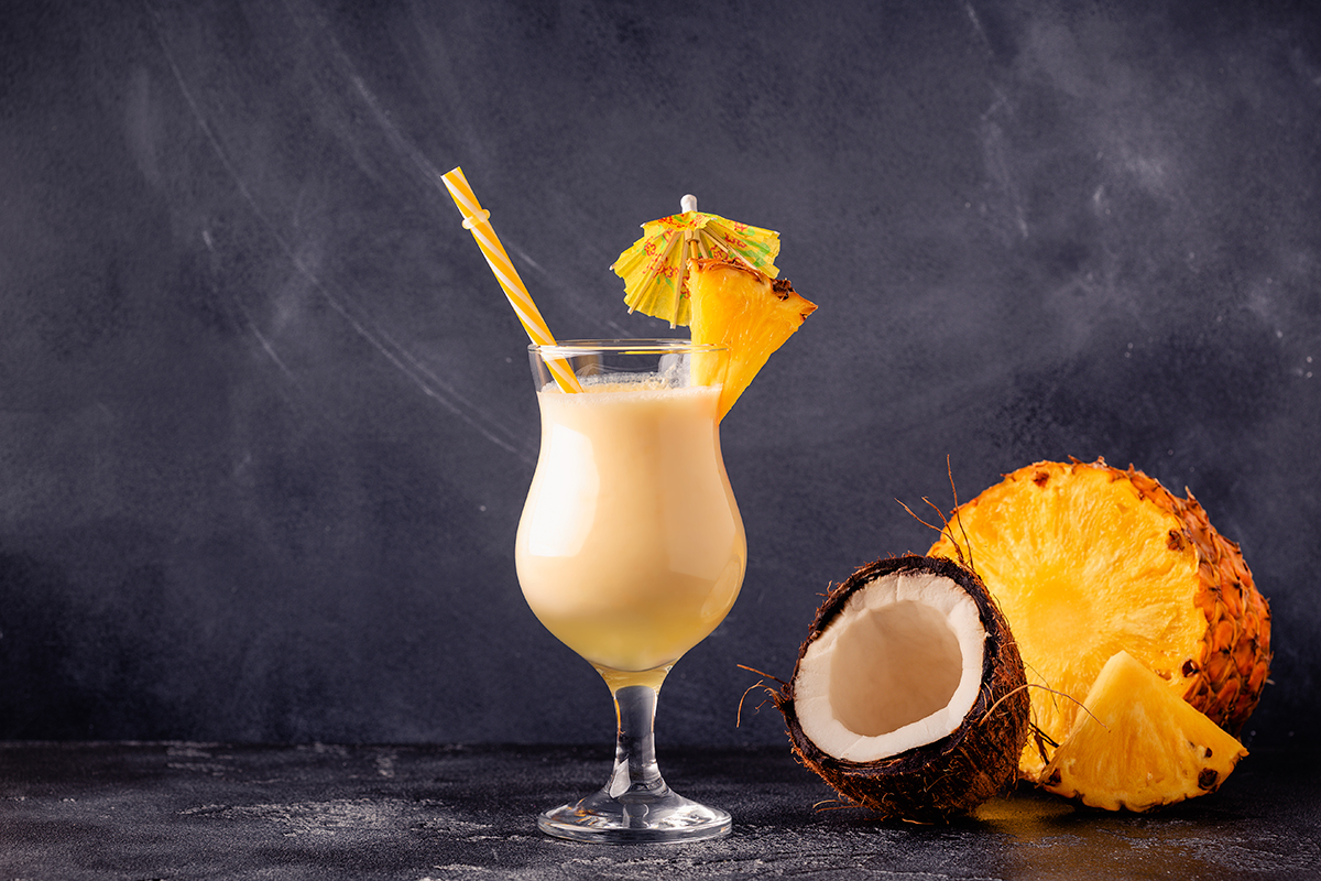 Pineapple Coconut Drin at Super Yummy 远山少年，a Asian Fusion Restaurant in Irvine