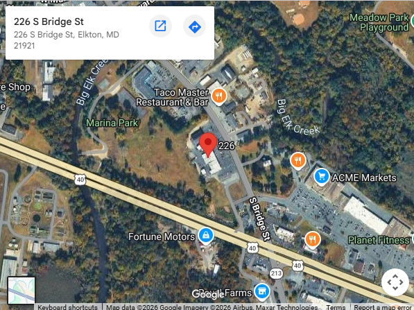 Location,226 S Bridge St, Elkton, MD 21921