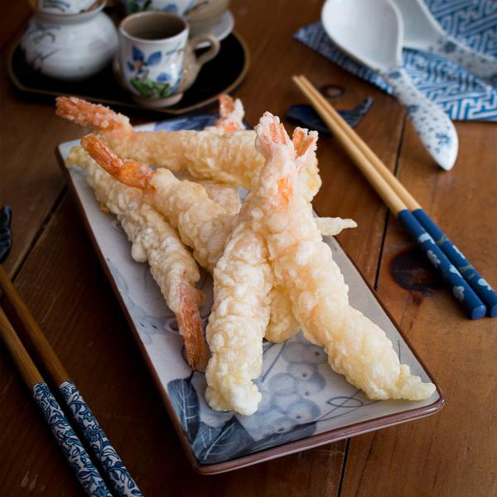 Tempura shrimp at Sushi Kokku Japanese Restaurant in California